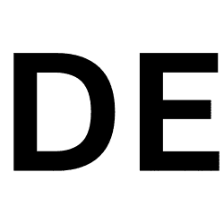 DE logo png